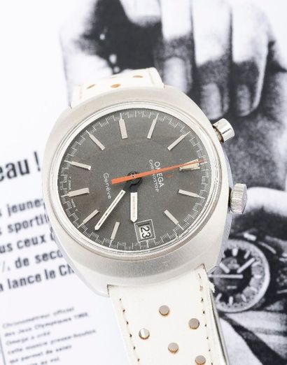 null OMEGA (CHRONOSTOP GENÈVE -DRIVER réf 145.008),vers 1969

Belle version du chronostop...