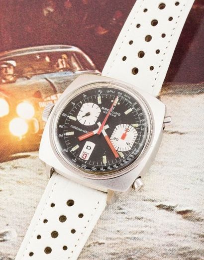 null BREITLING (Chronographe Chrono-matic Coussin / Pilote réf. 2111-15), vers 1969

Rare...
