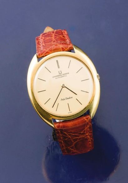 null UNIVERSAL GENEVE (Pale Shadow, montre design), vers 1975

Montre design de forme...