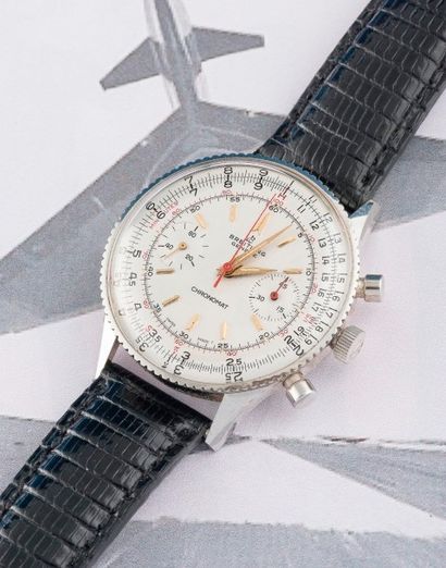 null BREITLING (CHRONOGRAPHE CHRONOMAT – 2ème GENERATION RE?F. 808), vers 1974 

Chronographe...