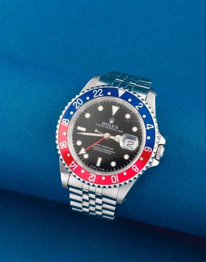 null ROLEX (OYSTER PERPETUAL DATE/ GMT – MASTER – PEPSI RÉF.16700 SÉRIE L), vers...