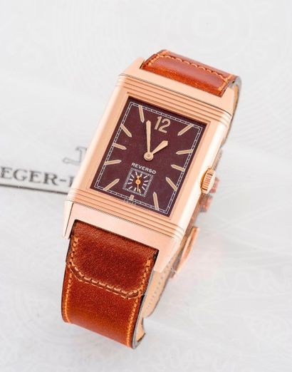 null JAEGER-LeCOULTRE (GRANDE REVERSO ULTRA THIN 1931 – OR ROSE / CHOCOLAT RÉF. 278.25.60),...