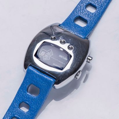 null SICURA (INSTALITE ELECTRIC – Blue), vers 1974

Originale montre design. Boîtier...