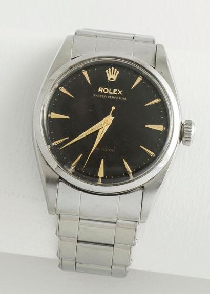 ROLEX 1954

Montre Oyster Perpetual Precision référence 6352, boîtier en acier à...