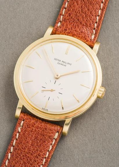 PATEK PHILIPPE (CALATRAVA AUTOMATIQUE - OR JAUNE RÉF. 3415), vers 1955/1960

Montre...