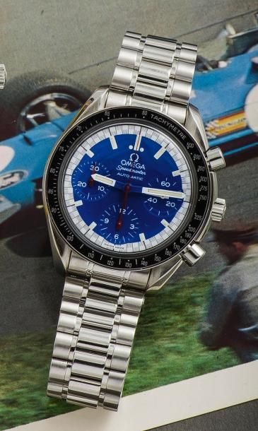 OMEGA (Chronographe Speedmaster Reduced / Blue - réf. 175.0032.1), vers 1995

Chronographe...
