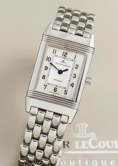 JAEGER-LECOULTRE (Reverso Lady - Acier réf. 260.8.08), vers 2002

Montre de dame...