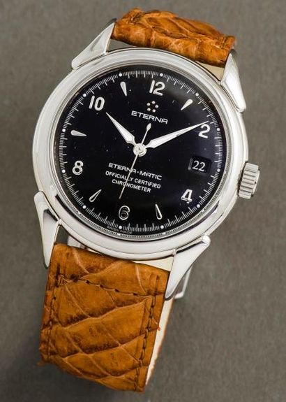 ETERNA-MATIC (Classic chronomètre 1948 / Black réf. 8423.41) Vers 2005

Montre classique...