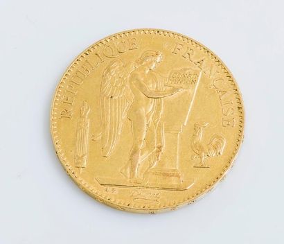 null Une pièce de 20 francs 1898.

Poids : 6,4 g
