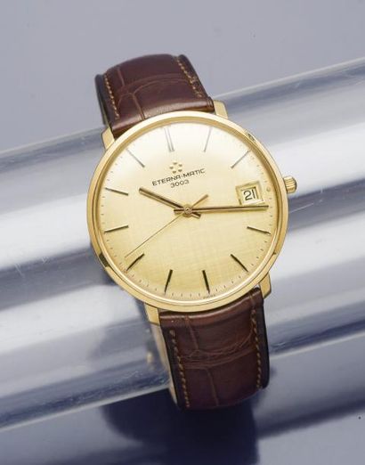 ETERNA MATIC (Classic plat / 3003 – Or jaune), vers 1968 

Montre classique, boitier...