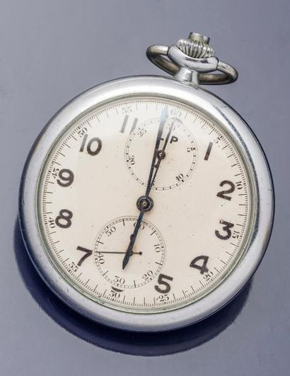 null LIP (Chronographe de poche - Dotation), vers 1940

Beau chronographe de poche...