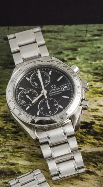 OMEGA (CHRONOGRAPHE SPEEDMASTER AUTOMATIQUE DATE / BLACK RÉF. 175.0083), vers 2000

Chronographe...