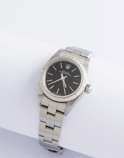 ROLEX (OYSTER PERPETUAL LADY - BLACK / Thunderbird RÉF. 76030), vers 2002/3

Montre...