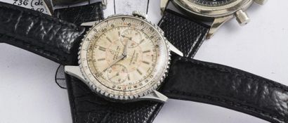 BREITLING (CHRONOGRAPHE CHRONOMAT - ACIER RÉF. 769), vers 1949

Chronographe de pilote...