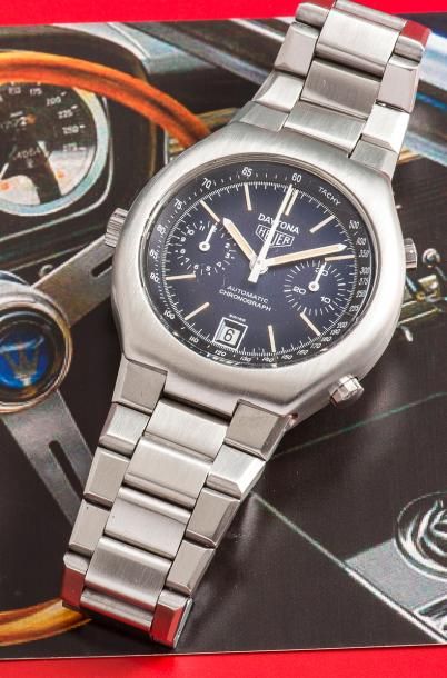 HEUER HEUER (CHRONOGRAPHE DAYTONA - CHRONOMATIC / BLEU RÉF. 110.203 B), vers 1976

Chronographe...