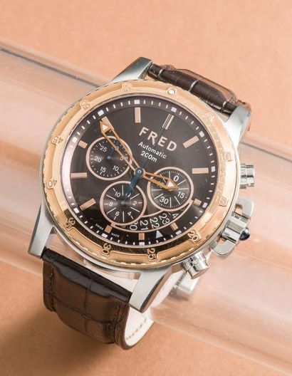 FRED FRED (Chronographe Gladiateur / Chocolat Limited Édition réf. FD066620), vers...
