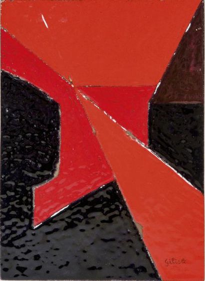 Emile GILIOLI (1911-1977) Composition abstraite

Plaque émaillée signée en bas à...