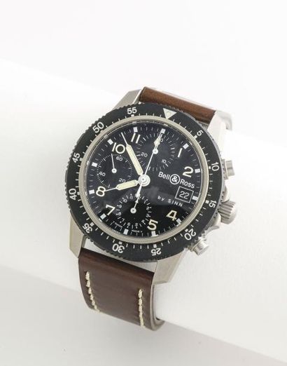 BELL & ROSS BY SINN (CHRONOGRAPHE PILOTE – CLASSIC TE / LIMITED EDITION réf. 103.0545/26),...