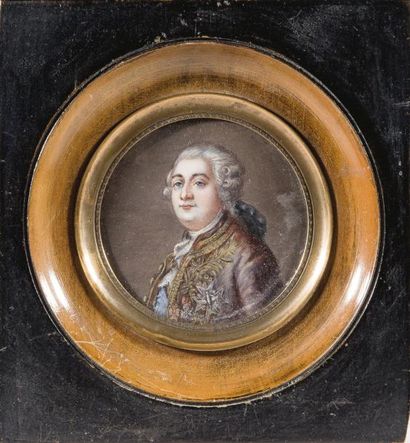 null Paire de miniatures rondes

Louis XVI et Marie-Antoinette

Diam. 6,5 cm

Dans...