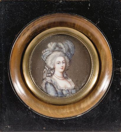 null Paire de miniatures rondes

Louis XVI et Marie-Antoinette

Diam. 6,5 cm

Dans...