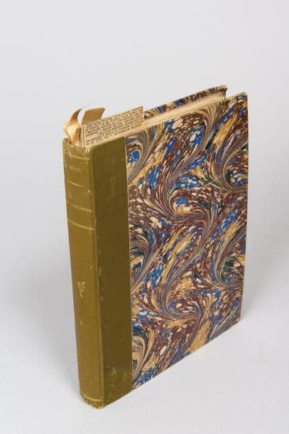 Copie manuscrite des Châtiments de Victor Hugo Copie rédigée par un proche du poète,...