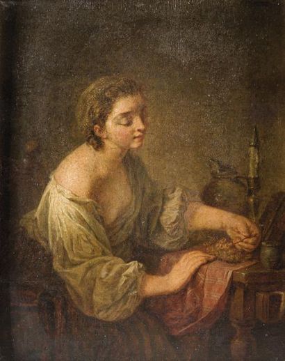 Nicolas François REGNAULT (Paris 1746 - vers 1810) La couseuse

La Becquée

Paire...