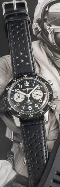 BELL & ROSS BELL & ROSS (Chronographe Pilote - Acrylic Automatique réf.520S00725),...