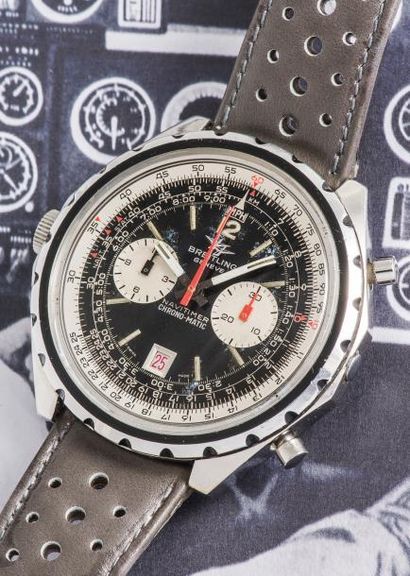 BREITLING BREITLING (Chronographe Navitimer Chrono-Matic réf. 1809), vers 1969

Imposant...