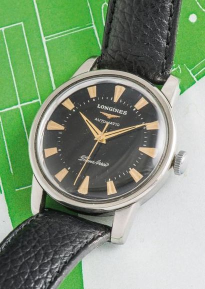 LONGINES LONGINES (Silver Arrow - Black réf. 9000 8), vers 1958

Montre des années...