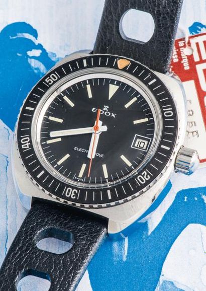 EDOX EDOX (Diver Electronique - Sub Black 20 ATU), vers 1969

Montre de plongée à...