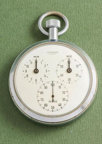 JUNGHANS JUNGHANS (Chronomètre de poche - 1/100 seconde), vers 1960

Rare chronomètre...