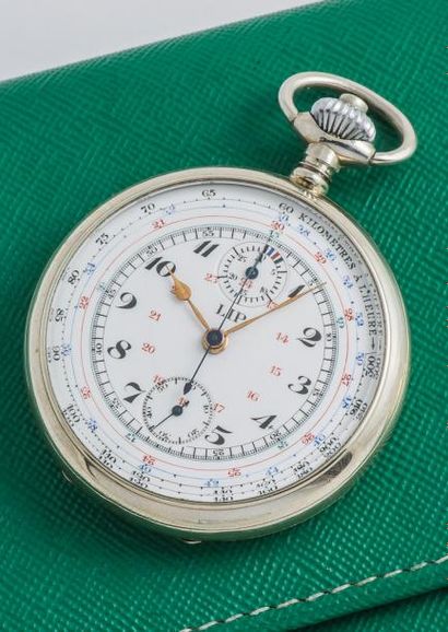 LIP LIP (CHRONOGRAPHE POCHE / TACHYMÈTRE - ACIER n° 10442), vers 1925

Montre chronographe...