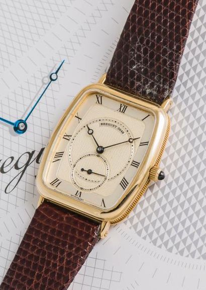 BREGUET BREGUET (Classique Tonneau - or jaune réf. 3490 BA - 3648G), vers 1995

Montre...