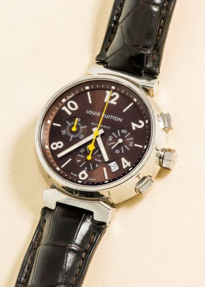 LOUIS VUITTON (Chronographe Tambour / Chocolat réf. 8338Q1121), vers 2012

Chronographe...