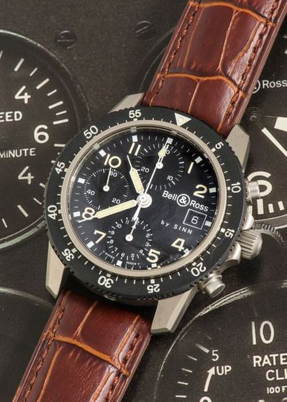 BELL & ROSS BY SINN (CHRONOGRAPHE PILOTE – TE / LIMITED ÉDITION réf. 103.0545/26),...