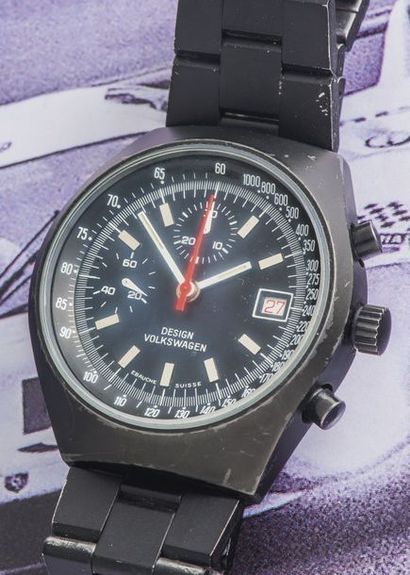 PILOTE RALLYE PILOTE RALLYE (Chronographe design VOLKSWAGEN – Black réf. 184), vers...