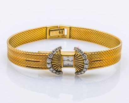 VACHERON CONSTANTIN Montre bracelet de dame en or jaune 18 carats (750 millièmes),...