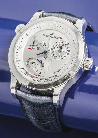 JAEGER-LECOULTRE (Master Control - Geographic 1000 H / Silver réf. 147.8.57 S), vers...