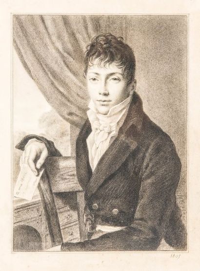 A. MENLET, Portrait du Maréchal de Broglie

Mine de plomb sur papier, copie d'après...