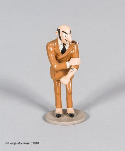 TINTIN [Trois figurines Pixi Hergé Moulinsart en plomb].

- Figurines "Séraphin Lampion...
