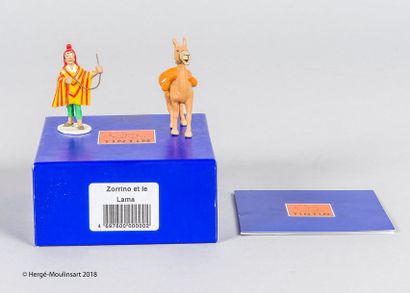 TINTIN [Trois figurines Pixi Hergé Moulinsart]

- Figurines "Zorrino et le Lama"....