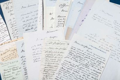 Jacques-Émile BLANCHE. Correspondance adressée par le peintre et écrivain, Jacques-Emile...