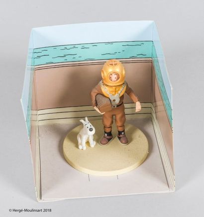 TINTIN [Figurines Pixi Hergé Moulinsart en résine].

- "Tintin sortant de la potiche...
