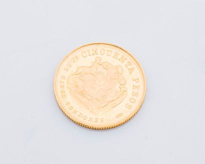 null Une pièce de 50 pesos or, République du Chili

Poids : 10,1 g