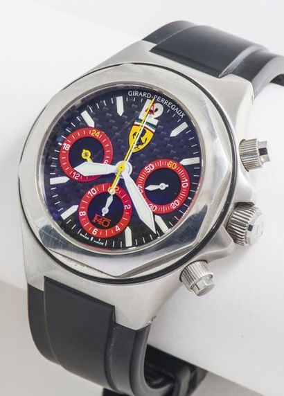 GIRARD-PERREGAUX (Chronographe Ferrari - F40 / 500 EXPLS réf. 80190 SPEC I I-D),...