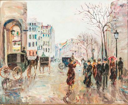 Adolfo CARDUCCI (1901-1984) Rue parisienne

Huile sur toile signée en bas à droite

81...