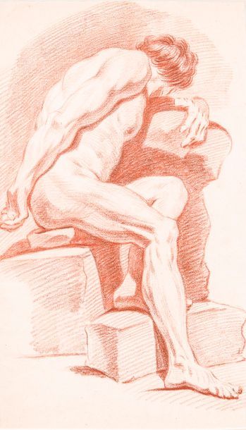 Ecole du XIXème siècle, Etude d'homme

Sanguine sur papier

41,5 x 24 cm