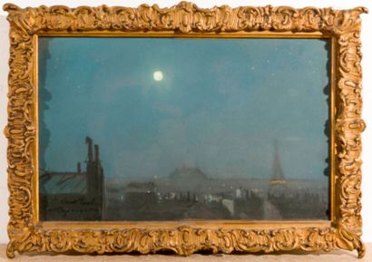 E. PAGNIART Paris la nuit, vue de Saint-Paul

Pastel situé et signé en bas à gauche

20...