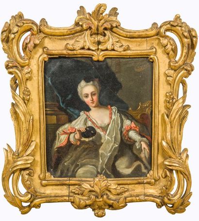 Ecole française du XVIIIème siècle, d'après Jean-Marc Nattier Portrait de jeune femme...