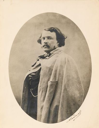 Félix Nadar (Félix Tournachon, dit) (1820-1910)
 Autoportrait, c. 1855. 
Épreuve...